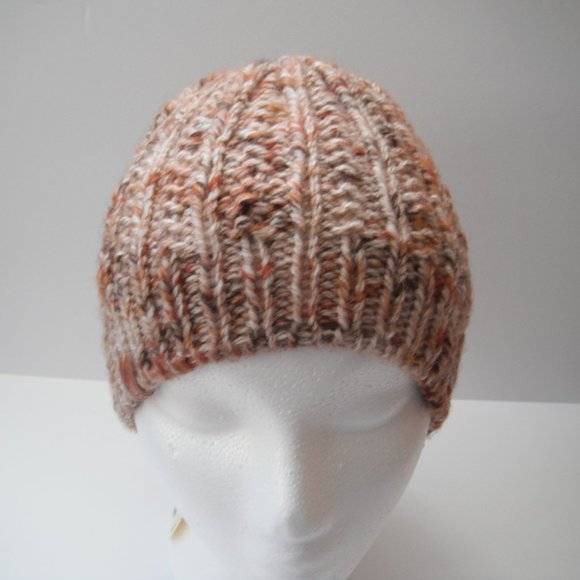 Hand Knitted Hat Toque Adult Size - S Wool Unisex Color - 017 Hand knit by me - Picture 6 of 8